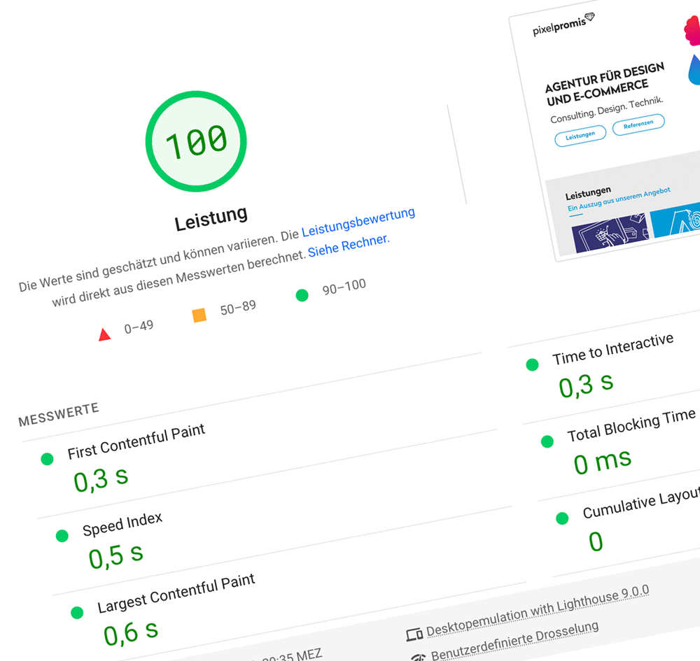 Pagespeed Optimierung Deiner Webseite